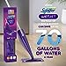 Swiffer WetJet Hardwood and Floor Spray Mop Cleaner Starter Kit, Includes: 1 Power Mop, 10 Pads, Cleaning Solution, Batteries