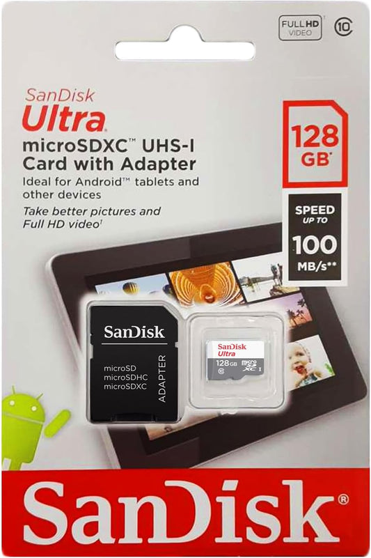 SanDisk 128GB microSD Memory Card for Fire Tablets and Fire -TV