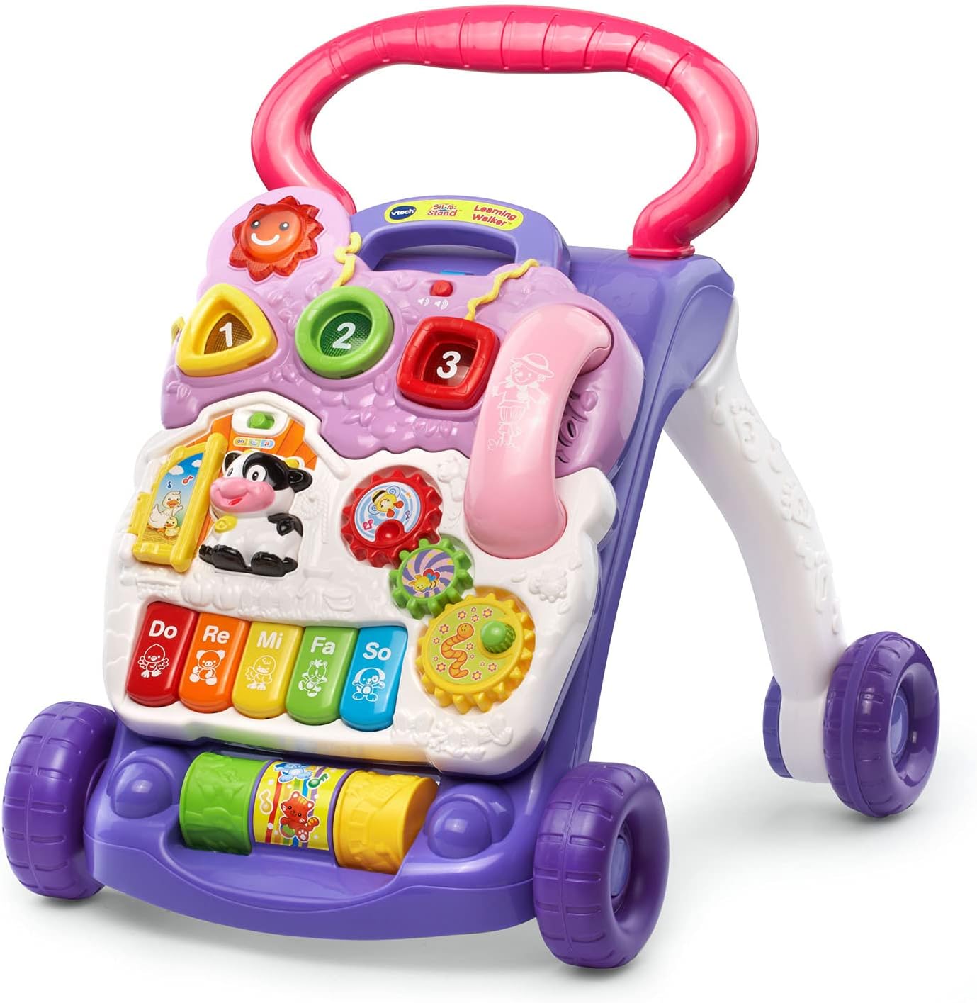 VTech Sit-to-Stand Learning Walker (Frustration Free Packaging), Lavender (Amazon Exclusive)