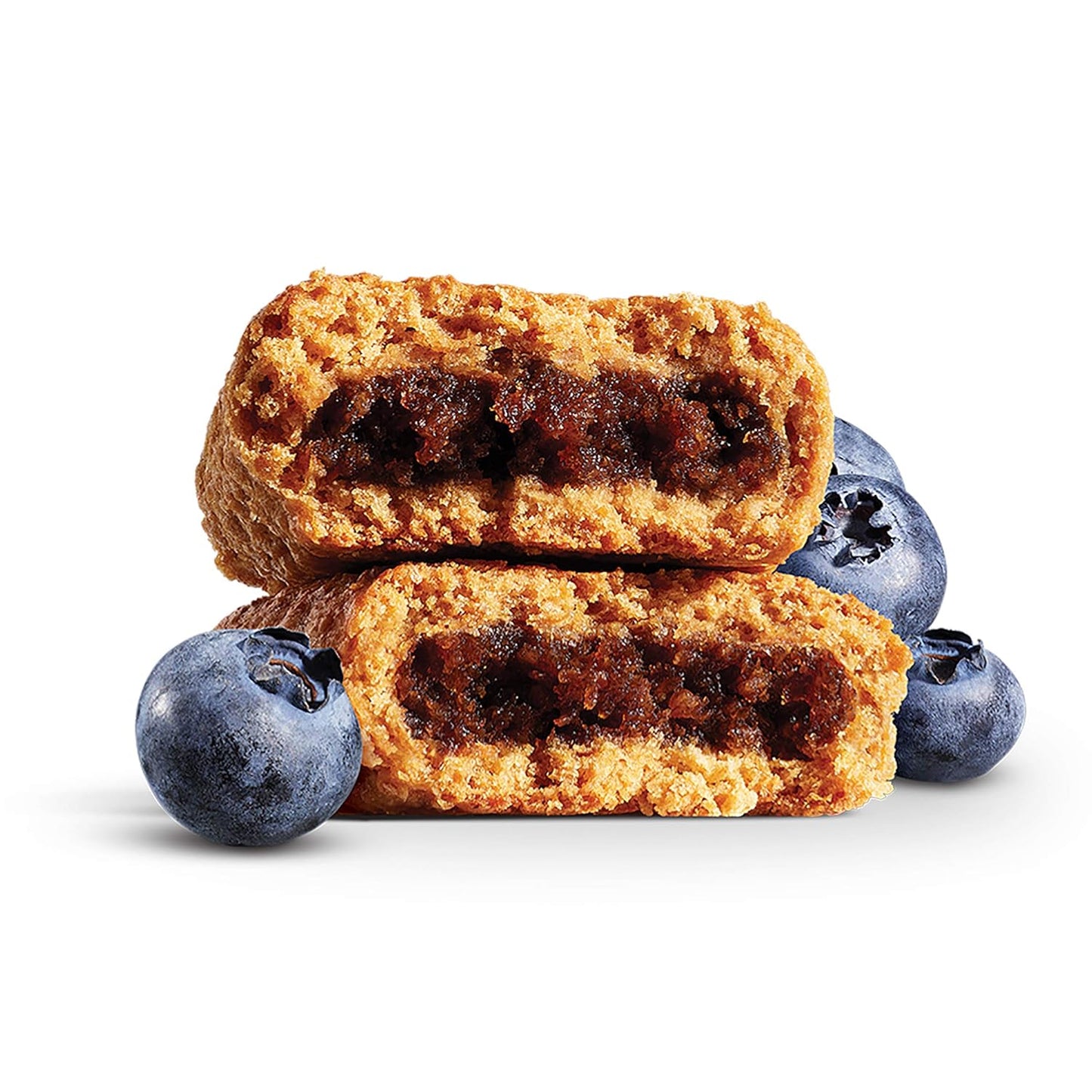 Nature’s Bakery Whole Wheat Fig Bars, Blueberry, Real Fruit, Vegan, Non-GMO, Snack bar, Twin packs- 12 count