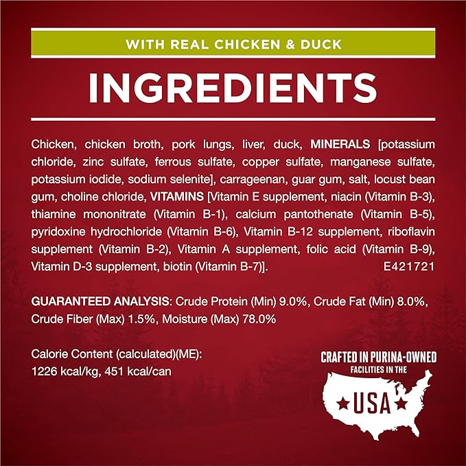 "Purina ONE True Instinct Grain-Free Dog Food Variety Pack - Turkey, Venison, Chicken, Duck (6 cans, 13 oz. each)"