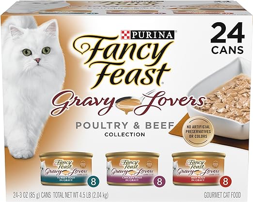 Purina Fancy Feast Gravy Lovers - (24) 3 oz. Cans