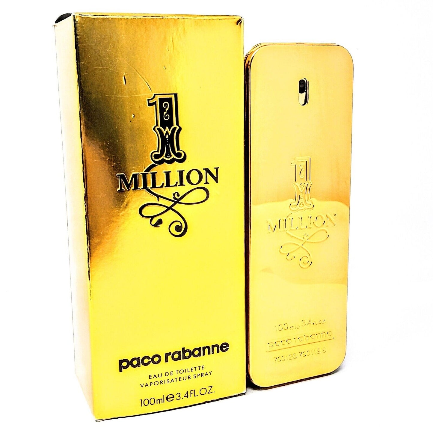 Paco Rabanne 1 Million Men EDT 3.4 oz 100 ml New Sealed in Box