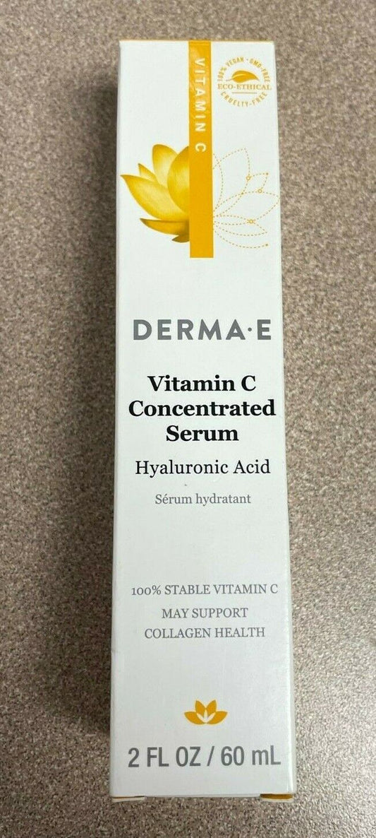 Derma-E Vitamin C Concentrated Serum for Collagen Health 2 fl. oz. 08/2025^ NEW