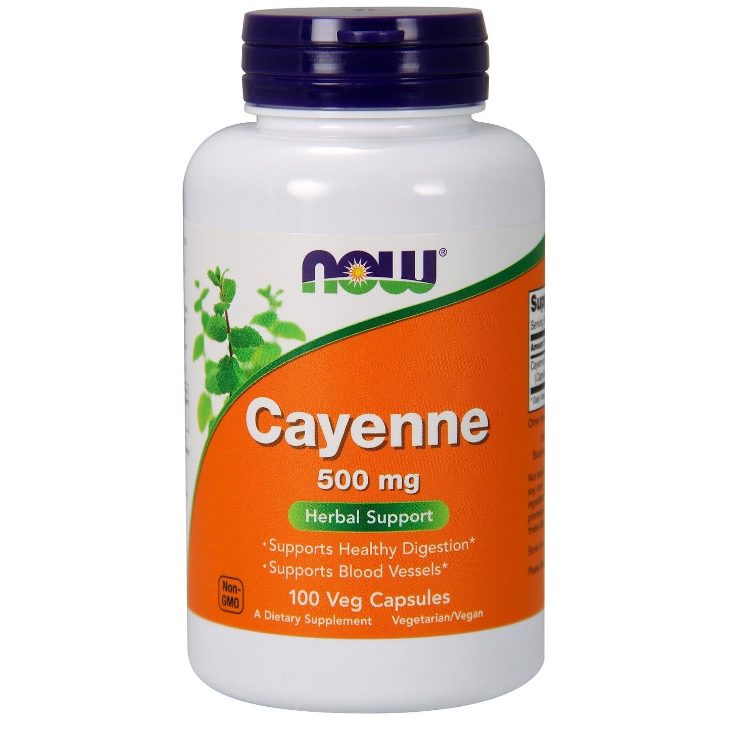 NOW Foods Cayenne, 500 mg, 100 Veg Capsules