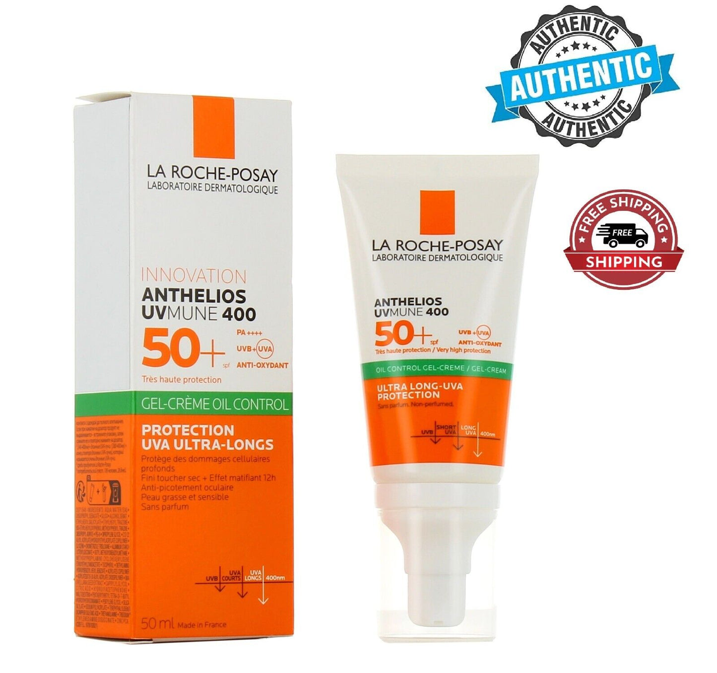 La Roche Anthelios SPF50 Dry Touch Gel-Cream Anti-Shine FRAGRANCE FREE 50ml
