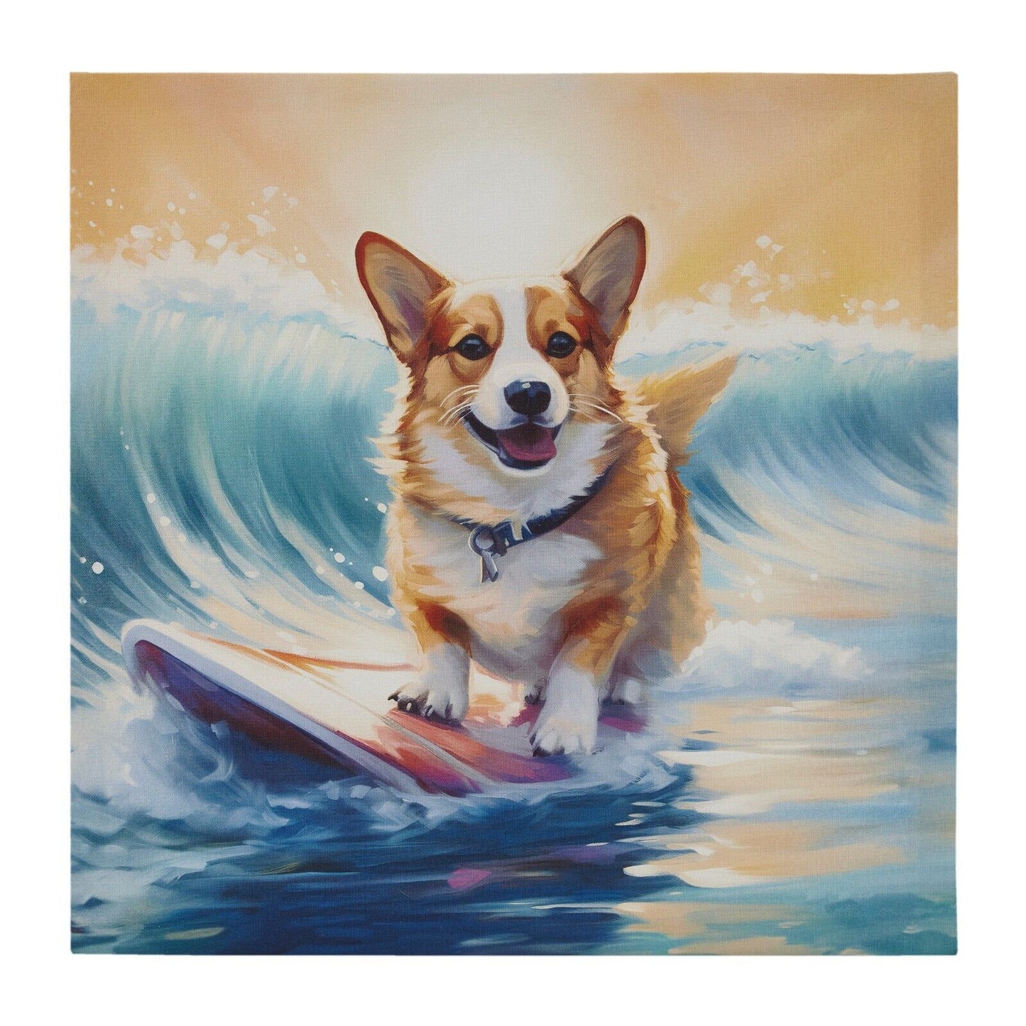 Animal Canvas Wall Art Living Room,Dog Home Decor Painting Picture for Bedroom
