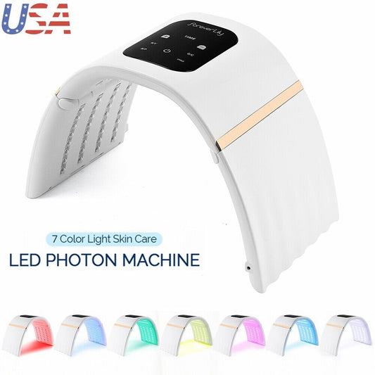 7 Colors LED Photon Threapy Face Body Mask Salon Home Use Beauty Skin Care USA