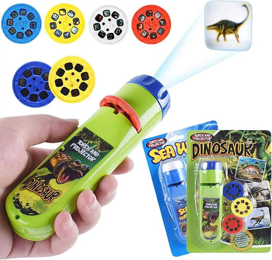 Torch Night Projector Light Education Toys Kids Boy Girl Gift For 2-12 Year Old