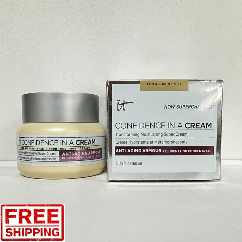 IT Cosmetics Confidence Cream-Anti-Aging Armour Facial Moisturizer 2.0oz NEW