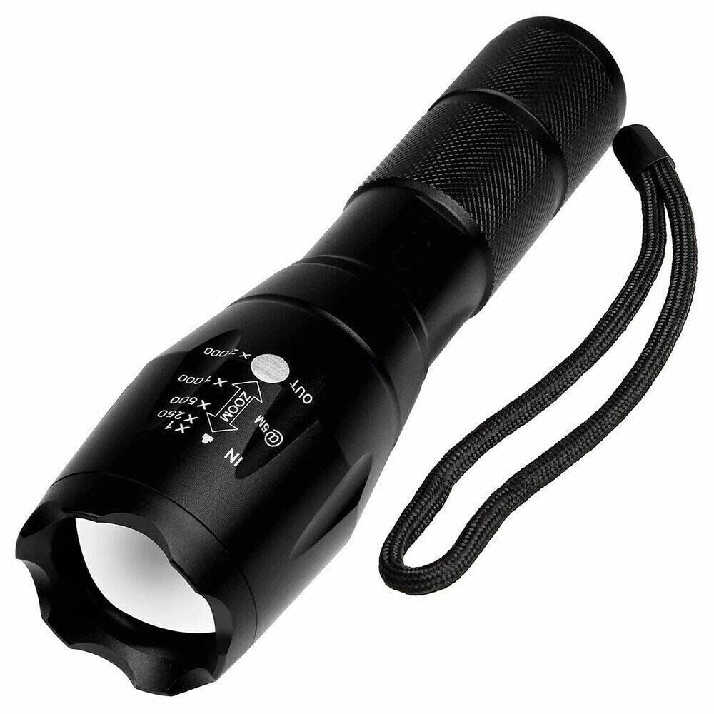 Super Bright Tactical Military LED Flashlight flash light super high LUX!