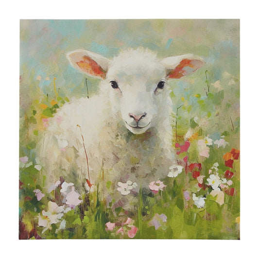 Animal Canvas Wall Art,Home Decor Wall Pictures Painting Living Room Sheep-Chick