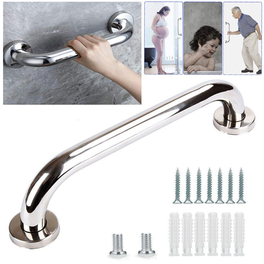 Lot Stainless Steel Bathroom Handicap Safety Grab Bar Bath Shower Handle 12 Inch