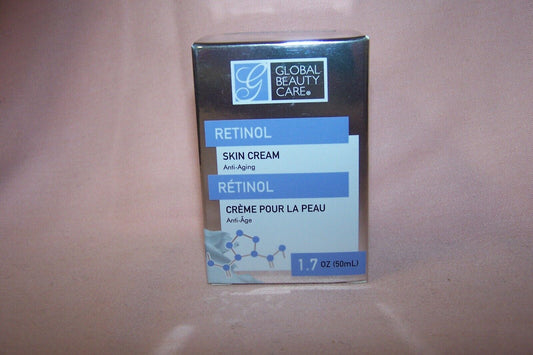 Global Beauty Care Retinol Anti-Aging Skin Cream 1.7 oz./50 ml. NEW in Box