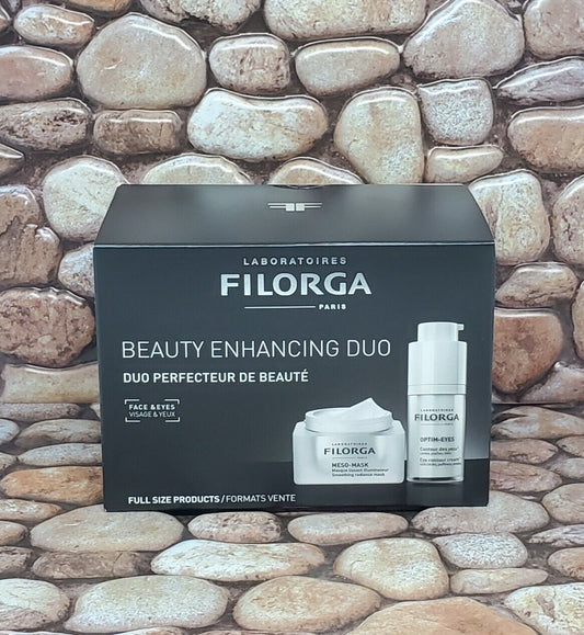 Filorga Beauty Enhancing Duo Skin Care Set Full Size Meso-Mask & Optim Eyes