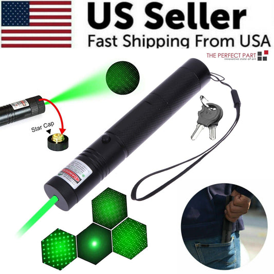 900Miles Rechargeable Lazer Green Laser Pointer Pen Astronomy Visible Beam Light