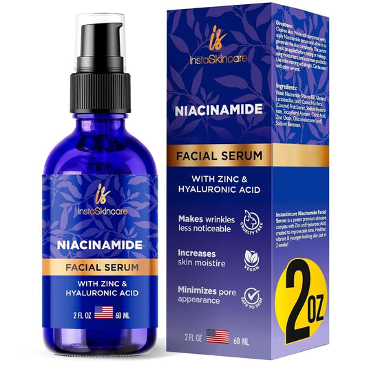 Niacinamide Serum for Face 10% with Zinc 1% Vitamin B3 Serum - 2oz