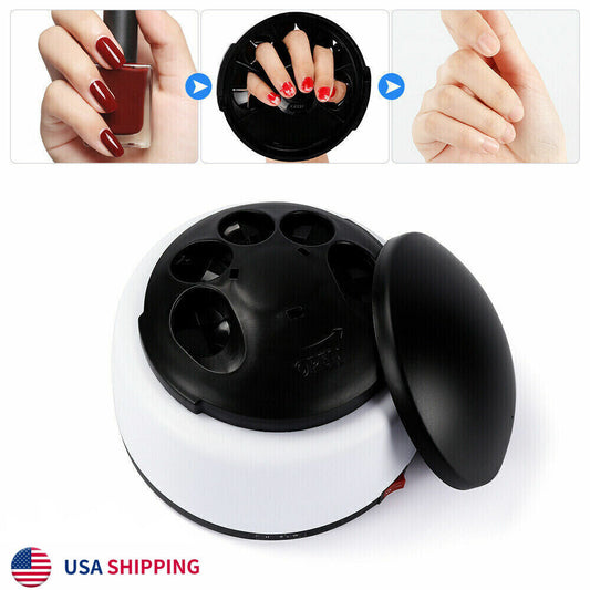 36W Electric Nail Steamer Steam Polish Nail Gel Remover Gel Polishing Machine US