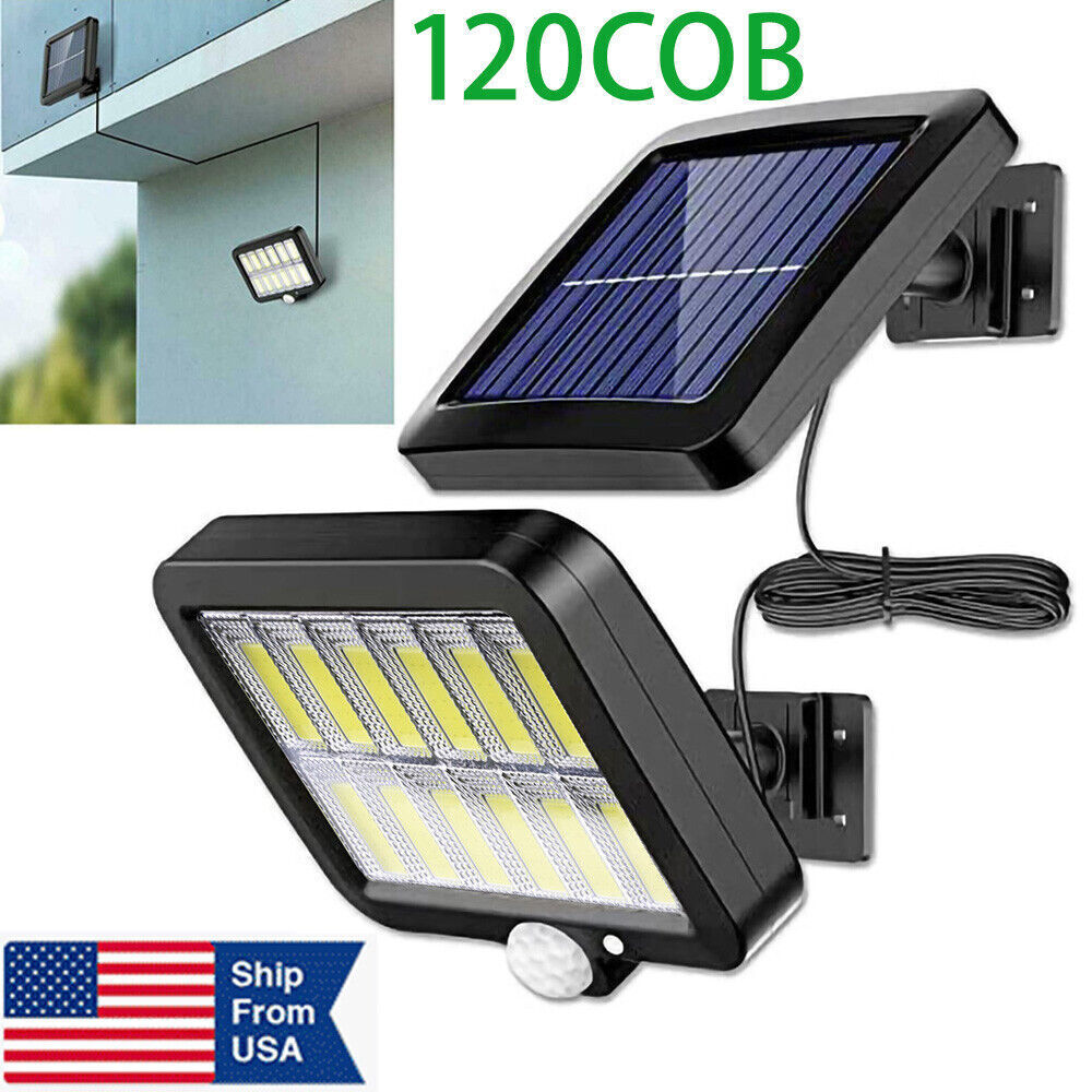 1200000lm LED Solar Street Light Security Flood Lamp Motion Sensor Outdoor Wall