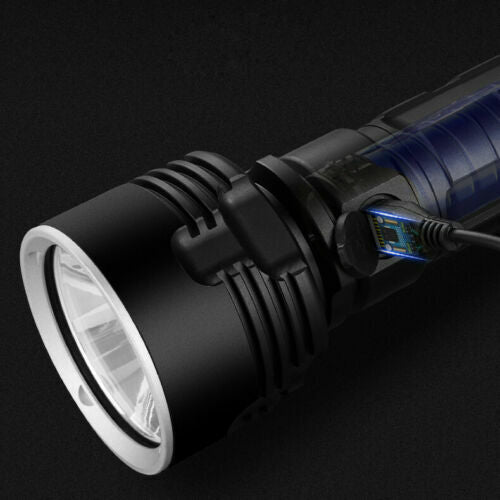 Super Bright 4 CORES USB Flashlight LED Tactical Torch