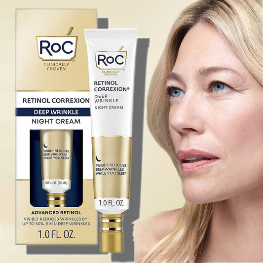 2X RoC Retinol Correxion Moisturizer Night Wrinkle Remover Anti-Aging Face Cream