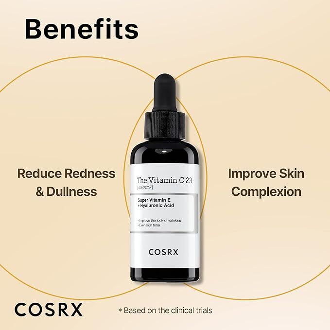 COSRX Pure Vitamin C 23% Serum Skin Brightener with Niacinamide, Hyaluronic Acid