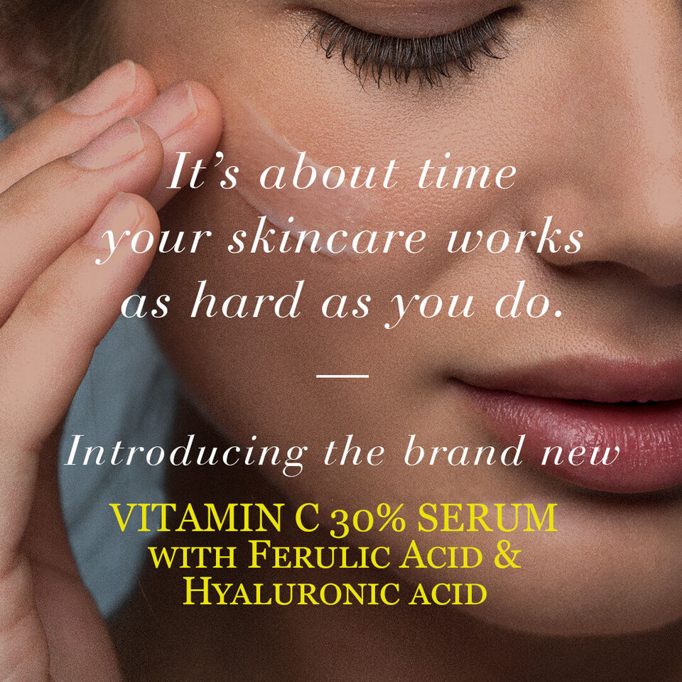 VITAMIN C 30% Facial Serum + HYALURONIC ACID + FERULIC ACID Anti-Aging Gel Cream