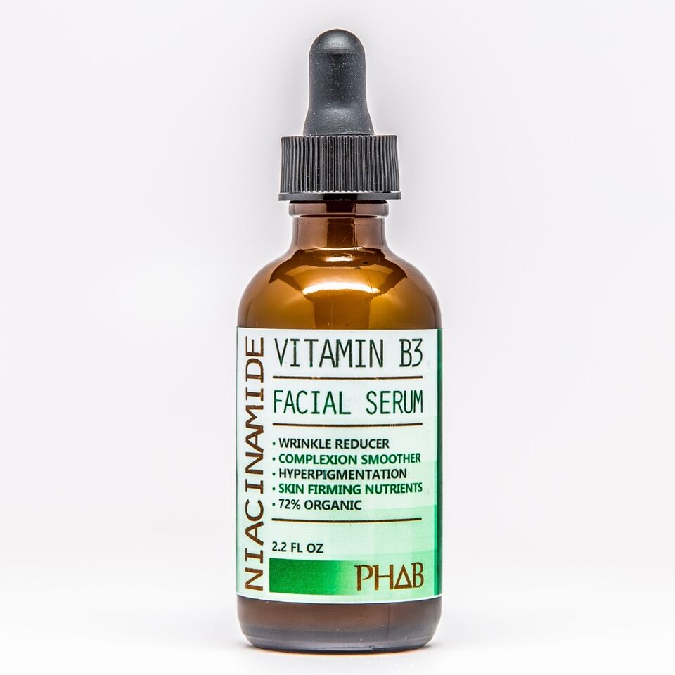 Niacinamide Vitamin B3 Serum/Cream with Hyaluronic Acid Anti-Aging/Wrinkle, Acne