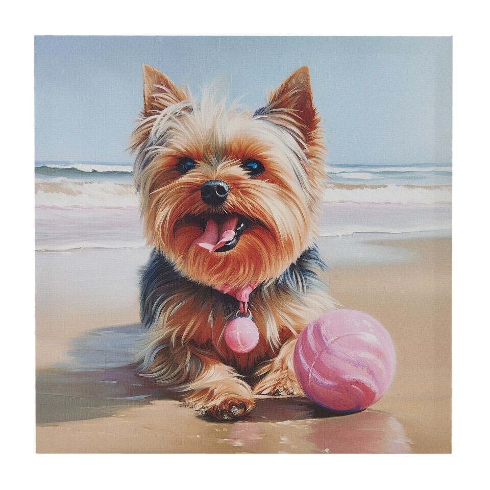 Animal Canvas Wall Art Living Room,Dog Home Decor Painting Picture for Bedroom