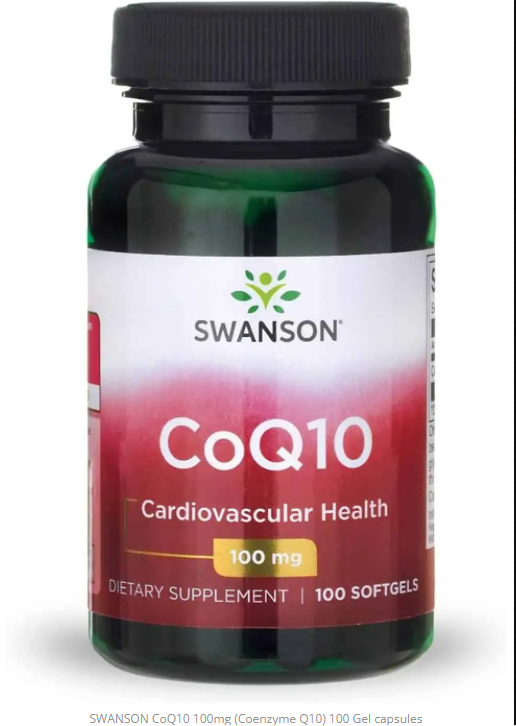2 Pack, CoQ10 10mg 200 Caps (2x100) C0q 10 Coenzyme Cardiovascular Heart Health